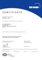 TUV ISO 9001:2015